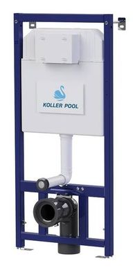 Инсталляция KollerPool DUNE + подвесной унитаз Round Smart с сиденьем Soft-close + Neon панель смыва Хром матовый