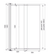 Шторка для ванны раздвижная Koller Pool Style 1000х1500мм chrome, стекло 6мм, clear 1625182203