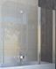 Шторка на ванну Koller Pool QP96 трех элемент 1500x1400 chrome/grape right