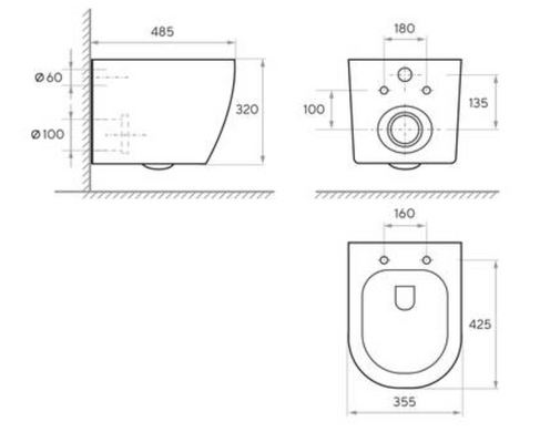 Підвісний унітаз Koller Pool EDGE PLUS з функцією біде (змив Тоrnado) 1834560198