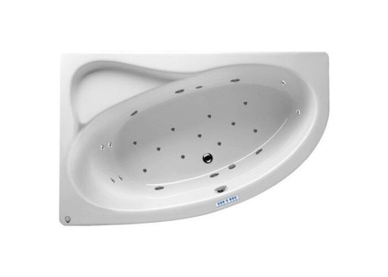 Гідромасажна ванна Riho Lira 170x110 Right (Гідро+Аеромасаж Koller)