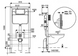 Система інсталяції для підвісного унитазу Koller Pool AQUA LINE KP-AL-H02